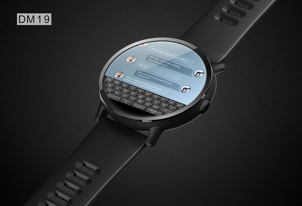 LEMFO LEM X 2.03 inch 4G Smartwatch Phone - Black
